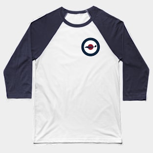 RAF Gloster Meteor (Front and Back logo) Baseball T-Shirt